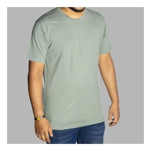 Ash Grey Regular Fit T-Shirt Crew Neck