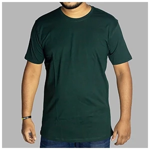 Regular T-Shirt Crew Neck Green Color