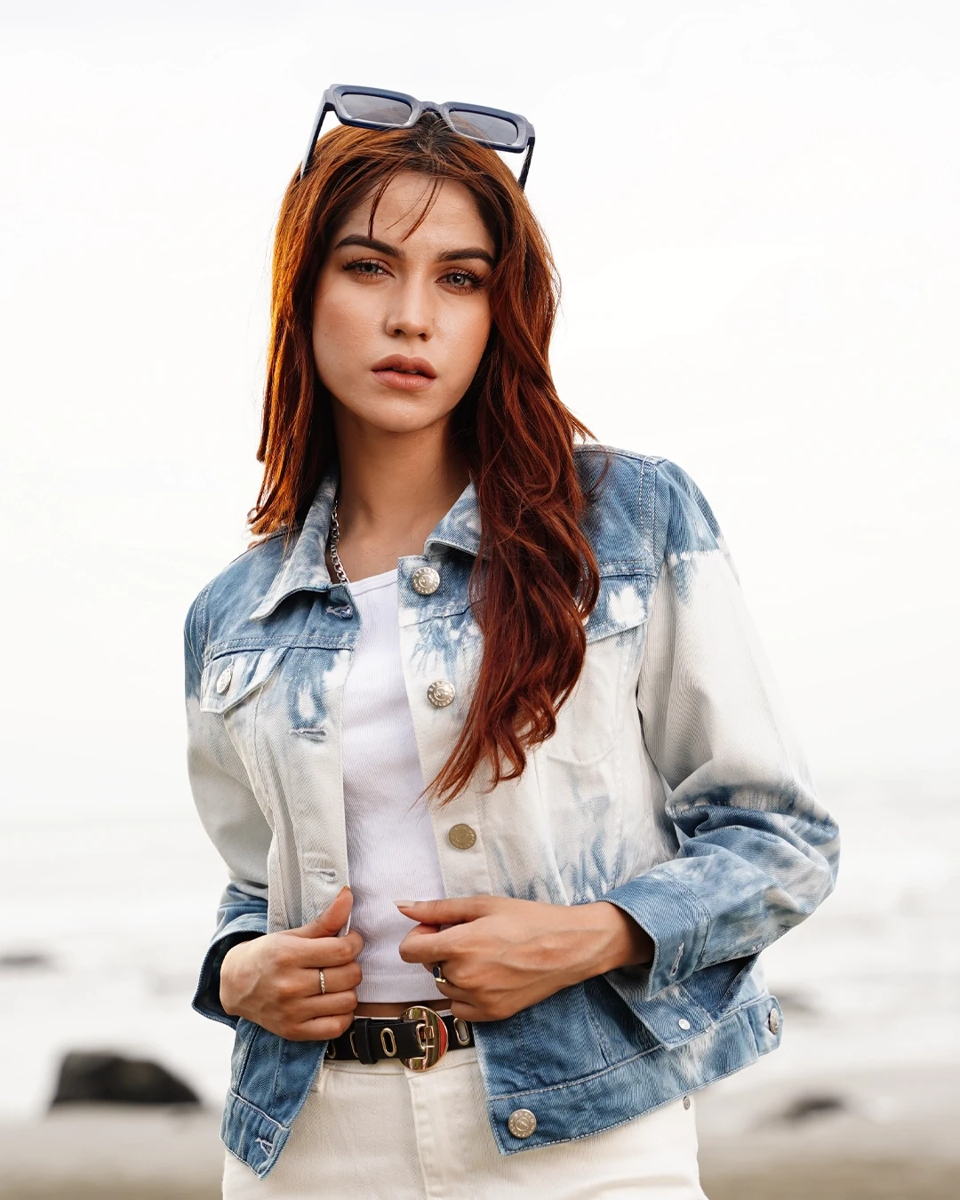 Elegant Ladies Denim Jacket
